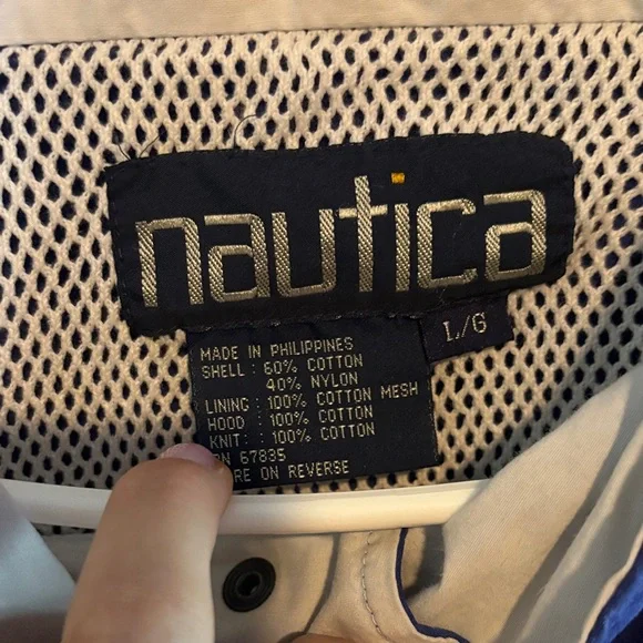 Nautica green and Blue Jacket vintage - Picture 3 of 8